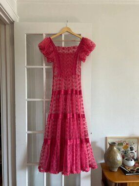doen red gingham dress Julia Mini Dress Mulberry La Maddalena Gingham / XS